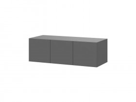 Антресоль 1200 ШК-5 (графит серый) в Кочках - kochki.mebel-nsk.ru | фото