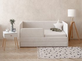 Диван-кровать Happy (айвори) в Кочках - kochki.mebel-nsk.ru | фото