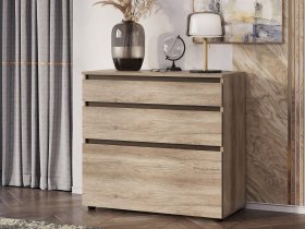 Комод КМ-01 Энигма (венге/дуб каньон) в Кочках - kochki.mebel-nsk.ru | фото