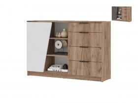 Комод КМ-01 Орегон в Кочках - kochki.mebel-nsk.ru | фото