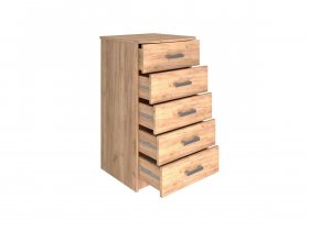 Комод Км004.1 Ирина (дуб крафт золотой) в Кочках - kochki.mebel-nsk.ru | фото
