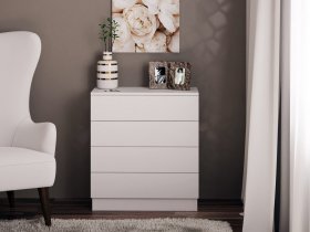 Комод Км010 (белый) в Кочках - kochki.mebel-nsk.ru | фото