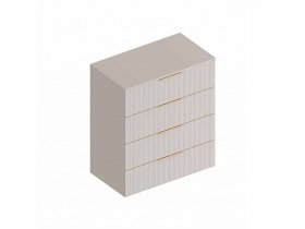 Комод с 4 ящ. «Тефия» (тефия/софт сантьяго) в Кочках - kochki.mebel-nsk.ru | фото