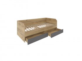 Кровать-диван с ящиками Шерлок Дв120.0_90 в Кочках - kochki.mebel-nsk.ru | фото