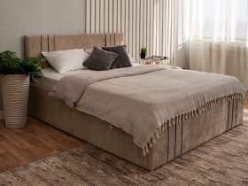 Кровать двуспальная 1,4м с подъем. мех. Леванте в Кочках - kochki.mebel-nsk.ru | фото