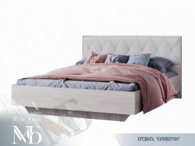 Кровать двуспальная 1,6м Кимберли КР-13 в Кочках - kochki.mebel-nsk.ru | фото