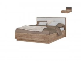 Кровать двуспальная 1,6м КР-02 Орегон в Кочках - kochki.mebel-nsk.ru | фото