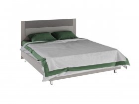 Кровать двуспальная 1,6м Лион Кр053.0_160 в Кочках - kochki.mebel-nsk.ru | фото
