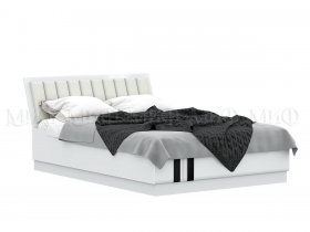 Кровать двуспальная с подъем.мех. 1,6м Магнолия в Кочках - kochki.mebel-nsk.ru | фото