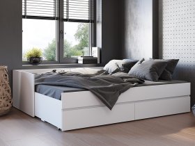 Кровать-трансформер Симпл КР-51 (белый) в Кочках - kochki.mebel-nsk.ru | фото