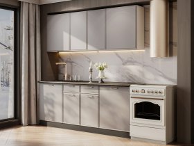 Кухонный гарнитур «Адель» 2,0м (нео) в Кочках - kochki.mebel-nsk.ru | фото
