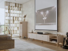 Модульная гостиная Одетта (дуб эндгрей/меланж) в Кочках - kochki.mebel-nsk.ru | фото