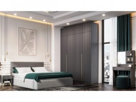 Модульная спальня Эккервуд в Кочках - kochki.mebel-nsk.ru | фото