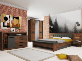 Модульная спальня Глазго в Кочках - kochki.mebel-nsk.ru | фото
