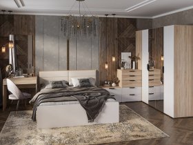 Модульная спальня Норд в Кочках - kochki.mebel-nsk.ru | фото