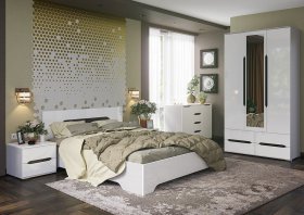 Модульная спальня Валирия в Кочках - kochki.mebel-nsk.ru | фото