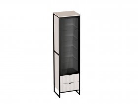 Шкаф 1 дв 2 ящ Нора (персидский жемчуг) (гостиная) в Кочках - kochki.mebel-nsk.ru | фото