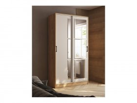 Шкаф-купе 1,2м «Стиль-2» (дуб крафт золотой/кашемир) в Кочках - kochki.mebel-nsk.ru | фото