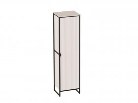Шкаф однодверный Нора (персидский жемчуг) (гостиная) в Кочках - kochki.mebel-nsk.ru | фото
