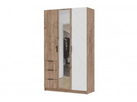 Шкаф трехстворчатый 1200 ШК-03 Орегон в Кочках - kochki.mebel-nsk.ru | фото