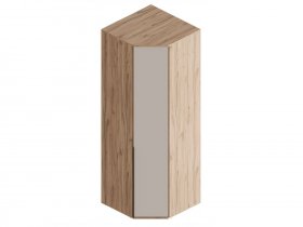 Шкаф угловой Сицилия (дуб альпийский/тефия) в Кочках - kochki.mebel-nsk.ru | фото