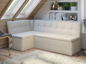 Скамья угловая со спальным местом «Домино» (кашемир) в Кочках - kochki.mebel-nsk.ru | фото