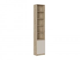 Стеллаж Бостон СЖ-001 (дуб крафт серый/кашемир) в Кочках - kochki.mebel-nsk.ru | фото