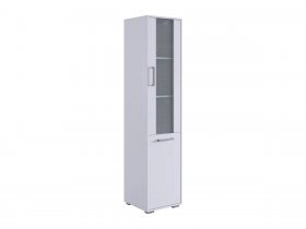 Стеллаж Лайт-2 (белый/белый) в Кочках - kochki.mebel-nsk.ru | фото