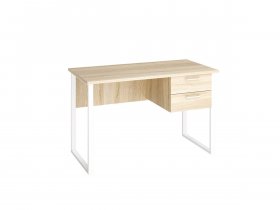 Стол компьютерный Ст152 (дуб сонома/белый муар) в Кочках - kochki.mebel-nsk.ru | фото