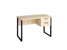 Стол компьютерный Ст152 (дуб сонома/черный муар) в Кочках - kochki.mebel-nsk.ru | фото