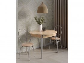 Стол обеденный Орфей-4 (дуб крафт золотой) в Кочках - kochki.mebel-nsk.ru | фото