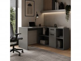 Стол письменный Лайт 03.245 (темно-серый) в Кочках - kochki.mebel-nsk.ru | фото