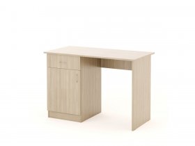 Стол письменный СП-01 (Биг) ясень шимо светлый в Кочках - kochki.mebel-nsk.ru | фото