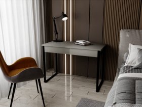 Стол письменный Ст043.0 (графит серый/черный муар) в Кочках - kochki.mebel-nsk.ru | фото