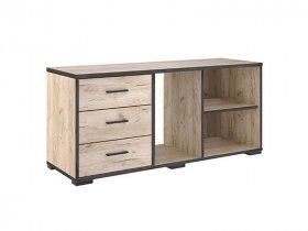Тумба 1200 Тм075.0 Гермес лофт (дуб крафт серый) в Кочках - kochki.mebel-nsk.ru | фото