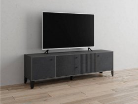 Тумба под ТВ Парус-10 (графит/гранит лофт) в Кочках - kochki.mebel-nsk.ru | фото
