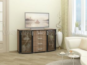 Тумба ТВ (4 ящика) в Кочках - kochki.mebel-nsk.ru | фото